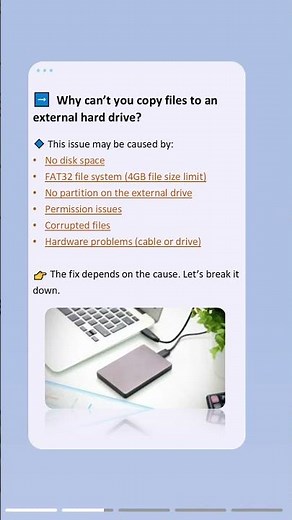 Can’t Copy Files to External Hard Drive? Fix It FAST!