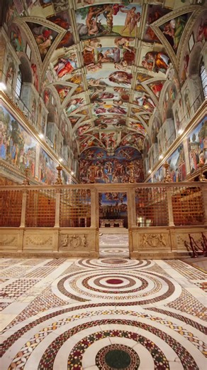Exploring Alone Inside the Sistine Chapel