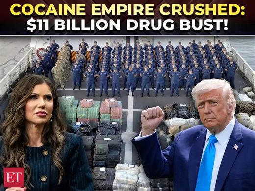 US drug task force seizes record-breaking $11 billion cocaine; 1 million pounds seized