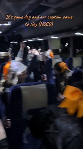 A bus ride with cheer is always fun its game dayyyyyyy go orange and blue #AAEKnights #hoco #cheer #cheerleader #fypシ゚viral #cheertok #cheerlife #fypシ #xybca