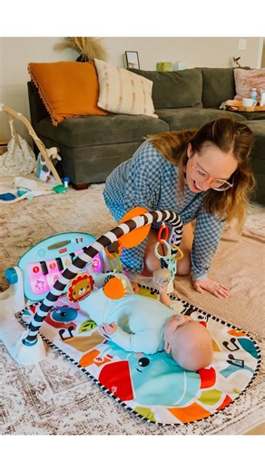 BLAIRE FREY on Instagram: "such a bop 😂🎶 we love purple monkey around here 💜🐒 ••• Fisher price purple monkey in a bubble gum tree #fisherprice #newmomlife #purplemonkey #funnymom #relatablemom"