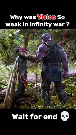 Why vision is so weak In infinity war💀#4k #shorts #marvel #edit #ytshorts #shortsviral
