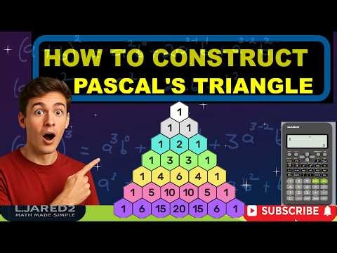 How to Draw Pascal's Triangle in Seconds!