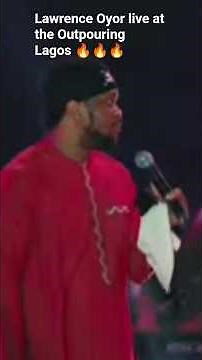 Lawrence Oyor live ministration at the Outpouring Lagos with Dusin Oyekan #lawrenceoyor #outpouring