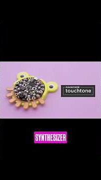 Built a mini synthesizer with cap touch using Circuit Playground Express #adafruit #3dprinting