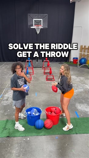 22K views · 297 reactions | Solve the riddle, get a throw! #football #basketball #puzzle @Mariah Linney | Godfrey Twins | Facebook