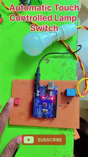 Touch Activated Switch using #arduino #shorts #automation #viralvideo #viral