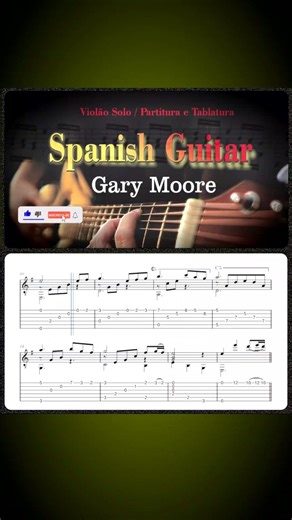 "Spanish Guitar - Gary Moore | Partitura e Tablatura"