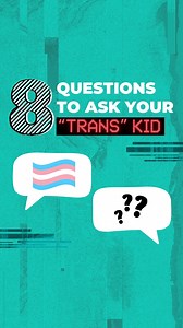 42K views · 882 reactions | Here are eight thoughtful, meaningful, and serious questions to ask your kids if they come to you and tell you that they are transgender. These questions are meant to help the child think through such a decision, to make sure that they understand just what they are saying, and to help you understand the situation. . . . #Transgender #Christianity #Gender | Cross Examined | Facebook