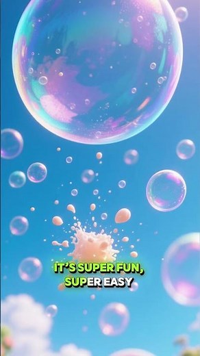 Making Colorful Bubbles: Fun Learning Activity for Young Kids, Kindergarten, and Preschoolers