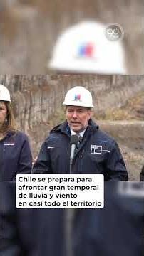 Chile se prepara para afrontar gran temporal de lluvia y viento en casi todo el territorio