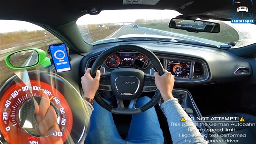 888HP Hellcat XR POV | Autobahn No Speed Limit