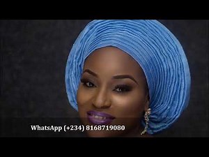 How To Tie Your Gele in 10 seconds | AutoGele Ready Made Gele| Gele that ties itself!!