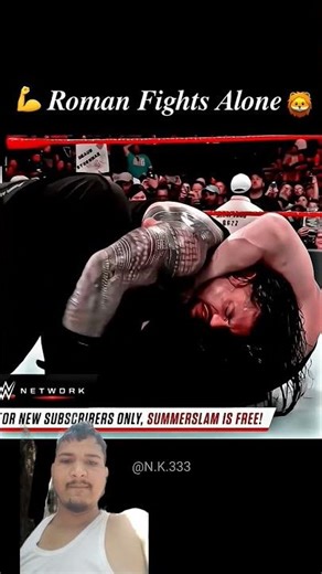 roman fights alone #attitude #shorts #trending #viral
