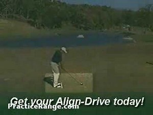 Align Drive Golf Aid for Proper Stance and Alignment