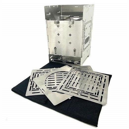 Folding Firebox Campfire Stove (Gen 2) - Brilliant camping wood stove - Loads of options available!