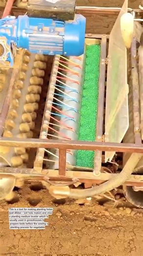 Automated Soil Hole Maker Machine – Precision Bed Preparation for Modern Greenhouses