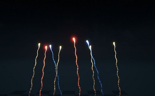 UE4烟花粒子展示