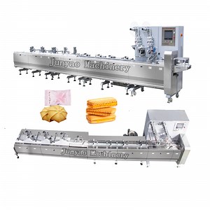 [Hot Item] SUS304 Horizontal Conveyor Servo Motor Biscuit Wrapping Machine