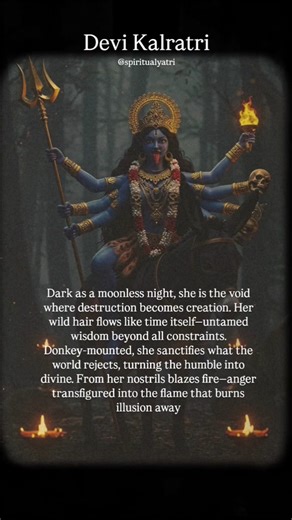 Devi Kalratri #goddess #trending #bhakti
