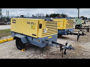 Atlas Copco XAS 375 Air Compressor John Deere 4045HF