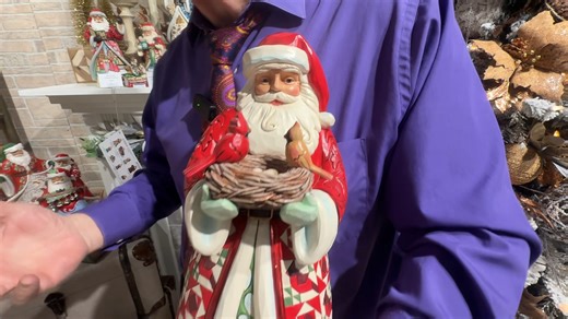 Time has a way of changing things—but not my love for designing Santas. I’m excited to share a first look at a few new friends arriving in 2026. The Santa with the cardinals has truly captured my heart. I hope these designs find a place in yours as well! #jimshore #heartwoodcreek #jimshoresanta #santawithcardinals #Cardinals #holidaydecorating #BrandNew | Jim Shore