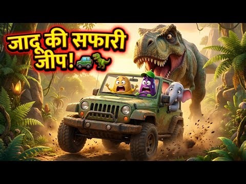Aalu Ki Jadoo Ki Jeep! | Bada Dinosaur Attack 🚙 | Aalu Kachalu Cartoon - Episode 32