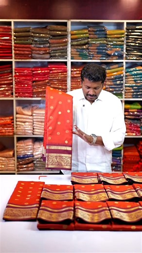 Code :RG33 Rust Orange Collection 🥳 Most Wanted 😊 #saree #elampillai #online #shopping #trending