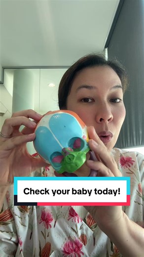 Have a quick look and see if you notice a side preference, does your baby always have their head tilted or rotated to one side? If so let’s do something about it as quickly as possible to prime them for future milestones!