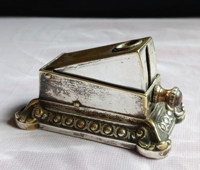 Antique Desktop Tabletop Cheroot Cigar Cutter Plated Brass | eBay