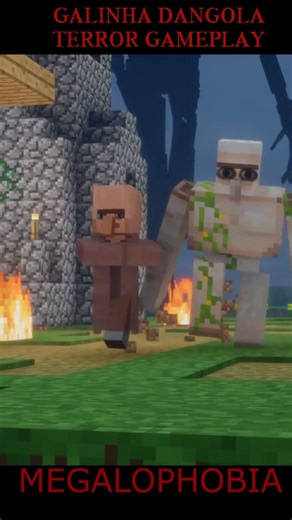 MEGALOPHOBIA 💀 #minecraft #terrror #scary #viral #horror #macabre #shorts #megalophobia