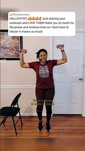 Workout & Worship with us! Christian workouts for all fitness levels!