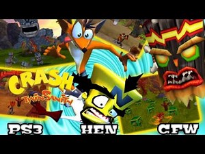 CRASH TWINSANITY (PS2) EM PKG PARA PS3 HEN/CFW