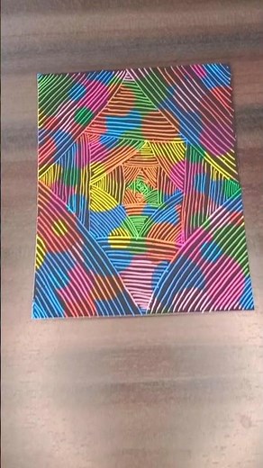 Magic scratch book pattern drawing | Drawing ideas #art #shorts #drawing #drawingking