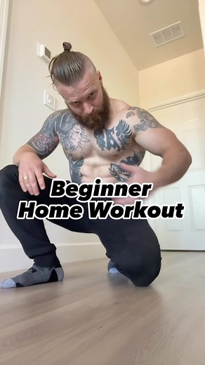 Artem Belashov on Instagram: "I’ve had alot of request for a beginner home routine. Here is a quick beginner home workout for if you struggle with exercises like the push-up and full on sit-ups. This is a good one that beginners can try out! And if you found it useful check out my 4 week beginner workout course that hits every muscle group and gives you beginner variations that will get you to your first push-up, pull-up, and squat with good form! It’s all in the bio 💪🏻 #homeworkout #calisthen