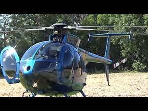 Police MD530 start up & takeoff