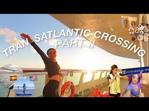 TRANSATLANTIC CROSSING PART II: last europe port, show days, cast dinner, ballroom dance class !