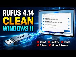 Rufus 4.14 Removes Windows 11 Bloat (No TPM, No Account Required)