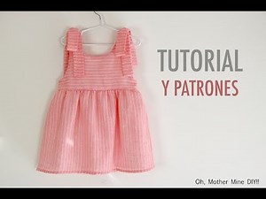 Patrones vestido de niña para verano (gratis hasta talla 8 años)