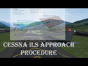 ILS approach realiste cessna 172, with FLIGHT GEAR