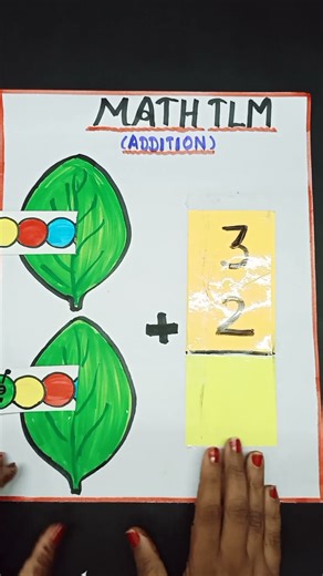 Maths Tlm #shorts#tlm #tlmforprimaryschool#tlmideas #mathsproject#schoolactivity #addition#ytshorts