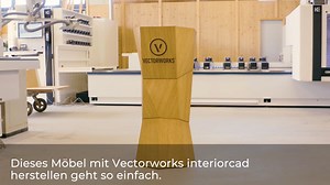 Komplexe Möbel herstellen mit interiorcad powered by Vectorworks