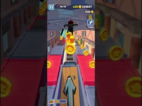 Subway surfers free to use gameplay. No copyright high speed fast gameplay.