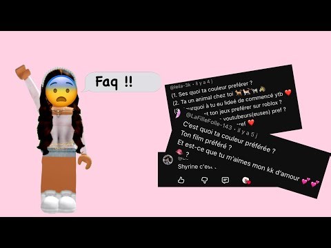 La faq + voice reveal 😨😱🤭