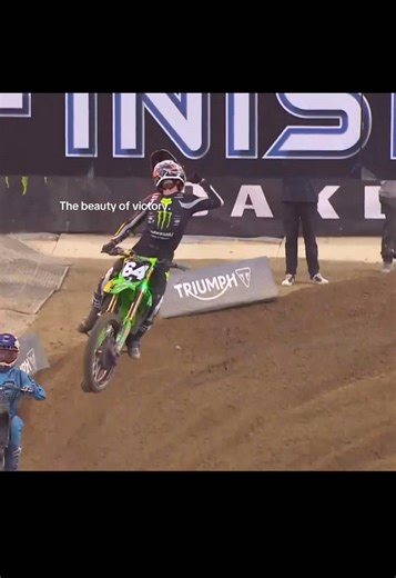 The Beauty of Victory in Supercross Racing