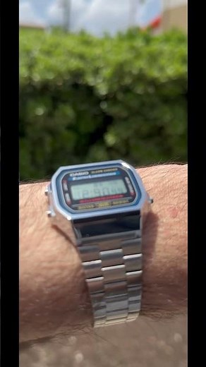 Casio Vintage A168WA-1 Electro Luminescence Watch