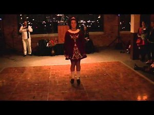 Solo Irish step dance with hard shoes at WIN event in Cleveland