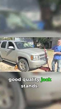 Oil Change? Safety First! Jack Stands Are a Must!