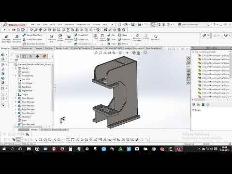 How to design C Frame press in Solidworks