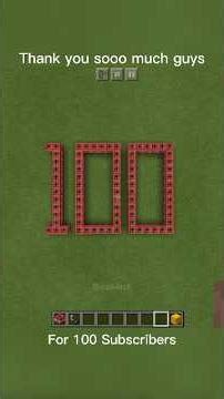 Thanks you sooo much 😊#minecraft #shorts